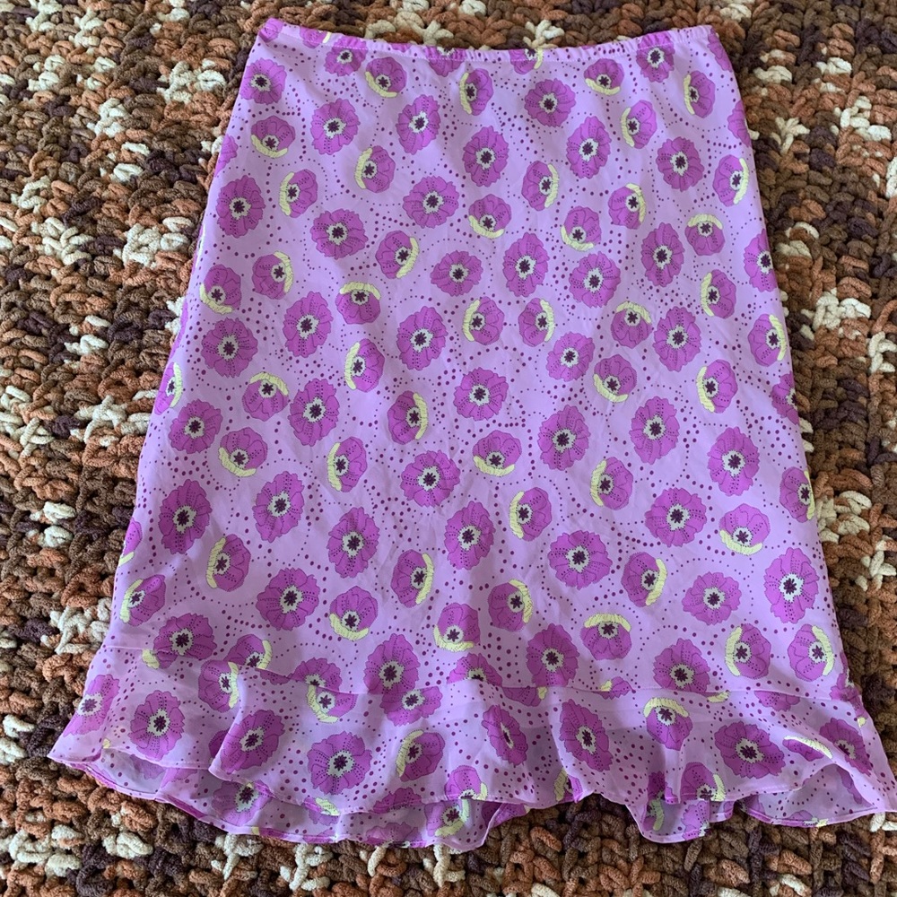 💝 FREE with Purchase - Y2K Inspired Purple Poppy Skirt w/Ruffles -Size S or 6-8
